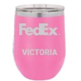 12 Oz. Polar Camel Matte Pink Vacuum Insulated Stemless w/Lid