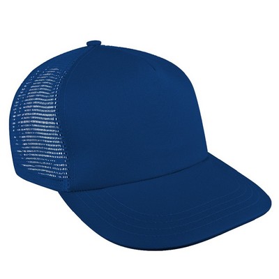 Solid Mesh Back Brushed Front Snapback Skate Hat