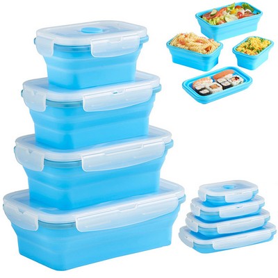 Collapsible Silicone Food Container - 5.25"