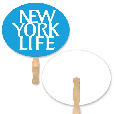 Lightweight Horizontal Oval Shape Hand Fan