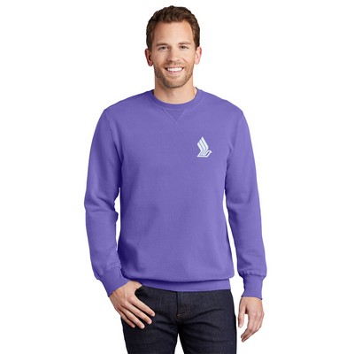 Port & Company® Beach Wash Garment-Dyed Crewneck Sweatshirt