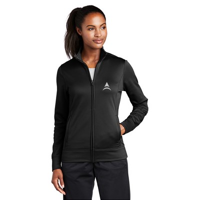 Sport-Tek® Women's Sport-Wick Fleece Full-Zip Embroidered Jacket