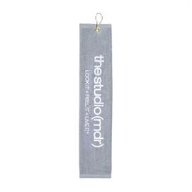 Medium Weight Velour Golf Towel - Trifolded (Color Imprinted -Specialty Printed)