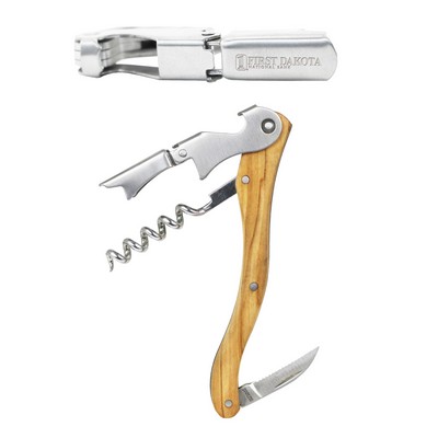 Olea Olivewood Handle Double Lever Corkscrew