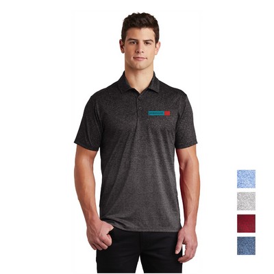 Sport-Tek® Ombre Heather Embroidered Polo