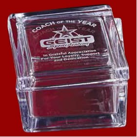 Clear Glass Gift Box