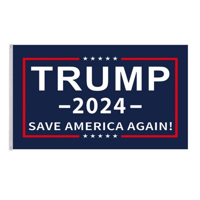 Trump 2024 Flag 3 X 5" stock