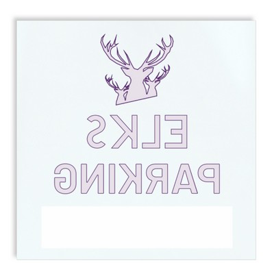 Clear Vinyl Service Decal in Full Color (Read Outside Only) (1.88"x1.88")