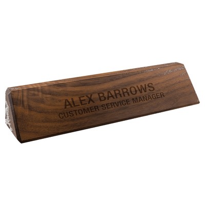 Genuine Walnut Desk Wedge
