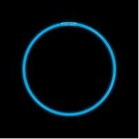 8" Blue Glow Bracelets (50 Pack)