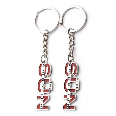 1.75" Hard enamel keychain / Keytag