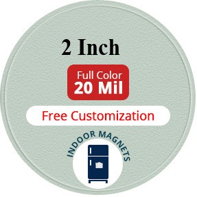 Magnet - 2" Diameter Circle - 20 Mil