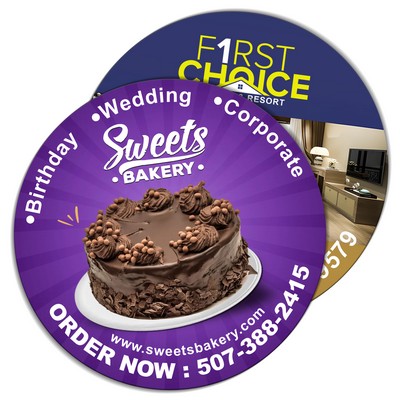 Magnet - 4.5" Diameter Circle - 30 Mil - Outdoor Safe