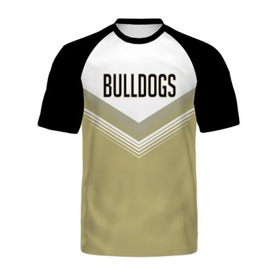 Holloway FreeStyle™ Semi-Sublimated Raglan Tee-Black