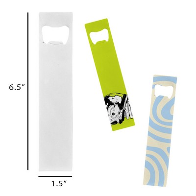 Full Color Rectangular Bottle Opener