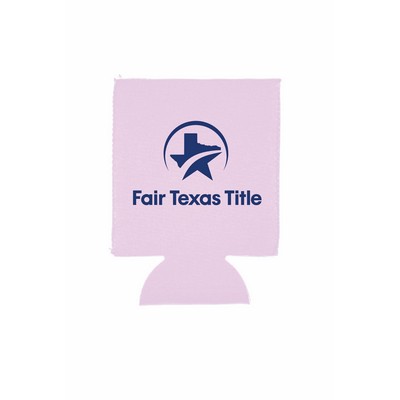 Lavender Neoprene Flat Can Cooler