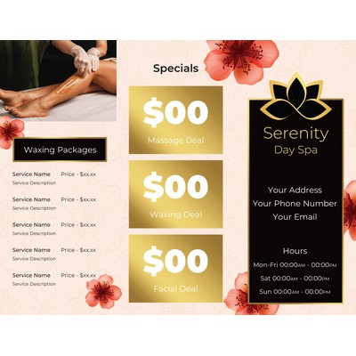 Full Color 2-sided Tri-fold Brochure (8.5" x 11")