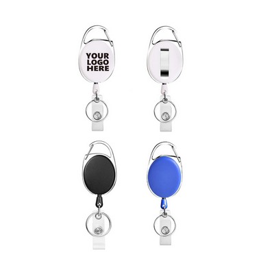 Retractable Badge Holder with Clip