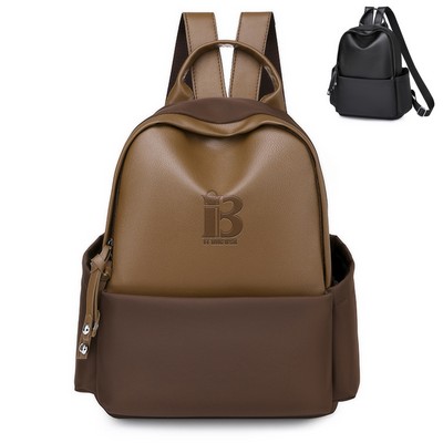 Ladies PU Leather Backpack