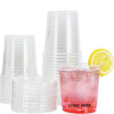 18 Oz. Plastic Cups w/Lids