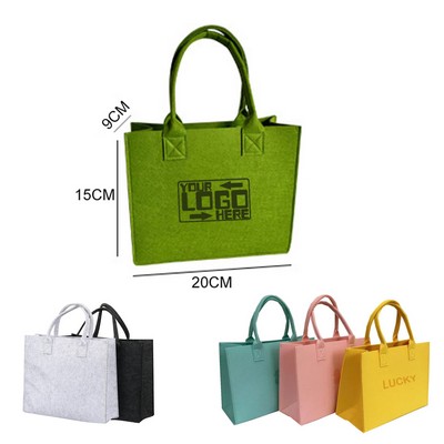 Grocery Felt Tote Bag