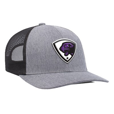 Pacific Headwear Heather Low Profile Trucker Cap