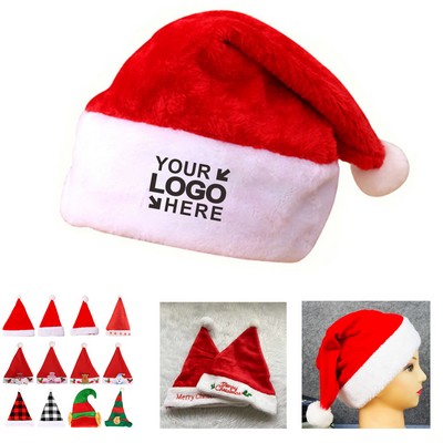 Custom Adult & Children Christmas Santa Clause Hat