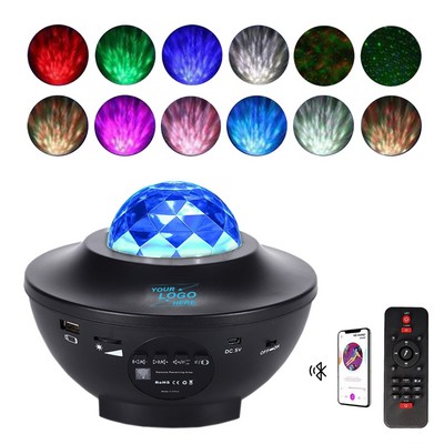 Star Projector Night Lamp w/Wireless® Music Player