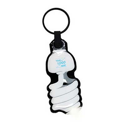 Spiral LED Light Up Keychain