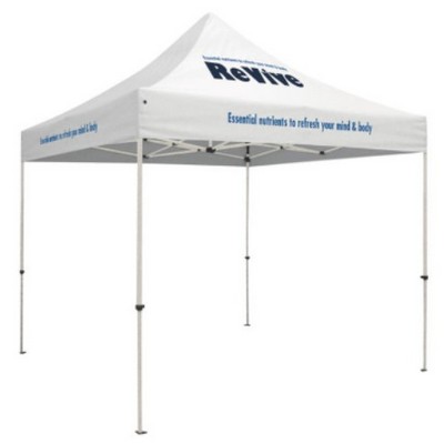 10-ft. Square Event Tent Full-Color Dye Sublimation (3 Location)