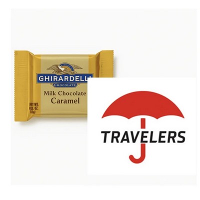 Ghirardelli® Chocolate Square with Logo