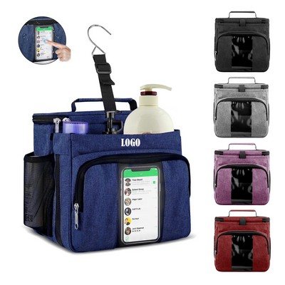 Shower Bag w/Touchable Clear Pouch