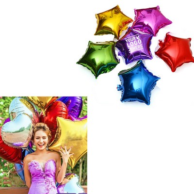 Star Shape Mylar Balloons 18"