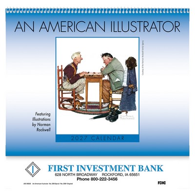 An American Illustrator Wall Calendar: 2027 Spiral Bound