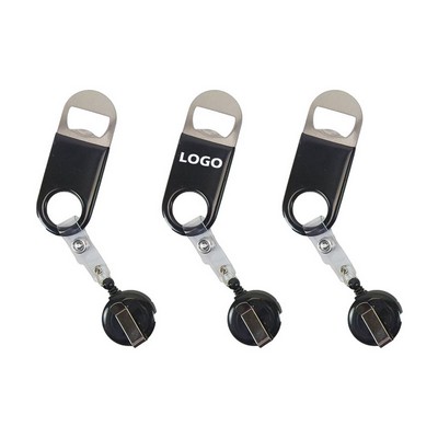 Retractable Flat Beer Bottle Opener