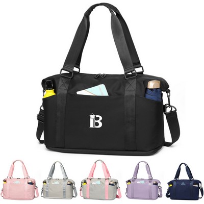 Large Multi-Pocket Handheld Crossbody Bag