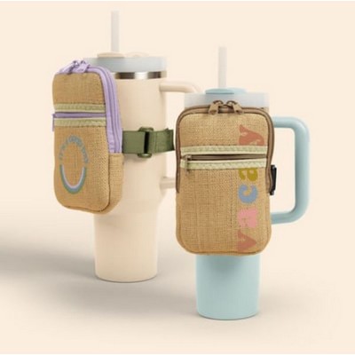 Large Burlap Neoprene Hydro Pouch