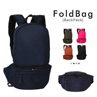 Folding Two in One Rucksack Backpack