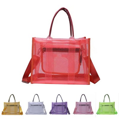 Women's Clear PVC Handbag