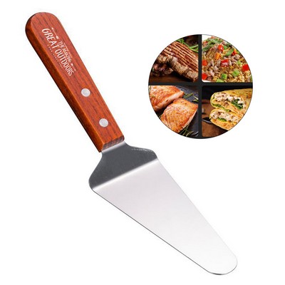 Dessert Server w/ Wood Handle