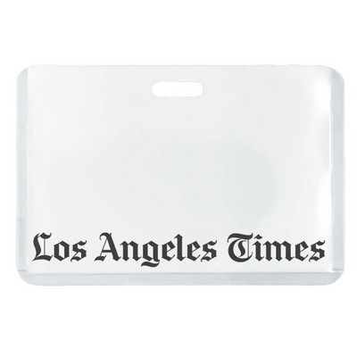 6,2*4,2 Horizontal Vinyl Badge Holder