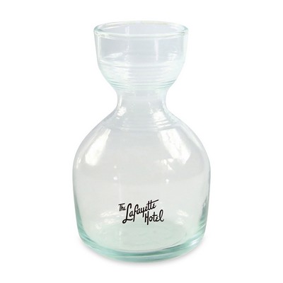Be Home® Premium Recycled Ripple Carafe - Short - Clear