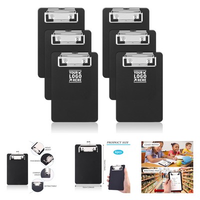 4 x 6" Small Clipboards Cute Plastic Clipboards