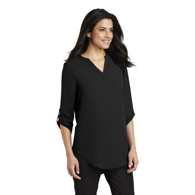 Port Authority® Ladies 3/4-Sleeve Tunic Blouse