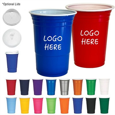 16oz. Stadium Soda Water Plastic Cups for Party Disposable