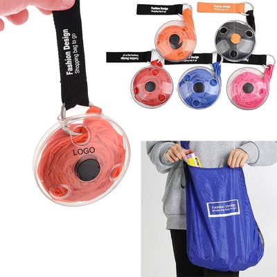 Creative Portable Disc Folding Storage Shopping Tote Bag