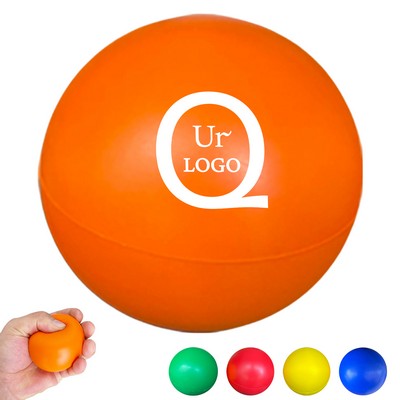 2.48" PU Solid Foam Therapy Stress-relief Ball