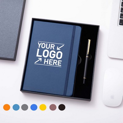 Leather Journal & Pen Gift Set