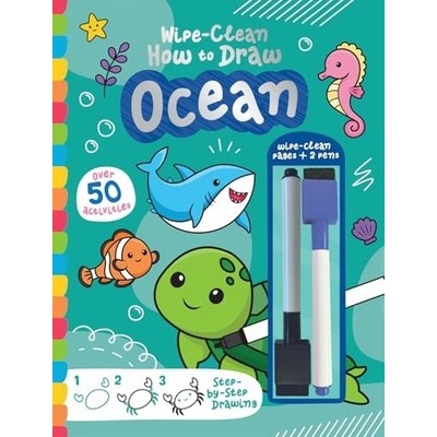 Wipe-Clean How to Draw Ocean