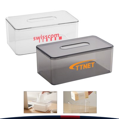 PET Transparent Tissue Box - Large